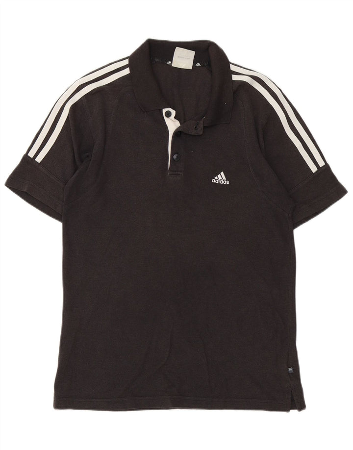 Ανδρικό πουκάμισο πόλο Adidas μεγάλο γκρι βαμβακερό