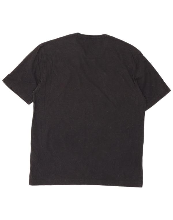 Calvin Klein Jeans Γυναικείο T-Shirt Top UK 18 XL μαύρο βαμβακερό