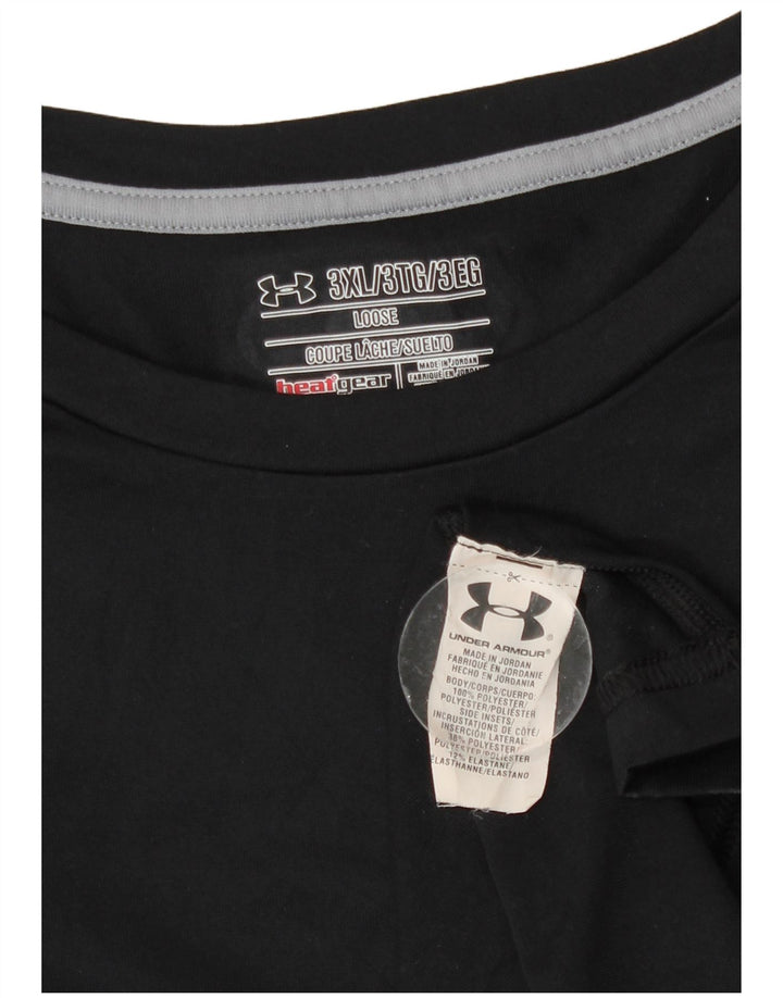 Under Armour Ανδρικό Heat Gear Μακρυμάνικο 3XL Μαύρο Πολυεστέρα