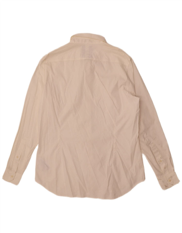 Ανδρικό πουκάμισο G-Star XL Λευκό βαμβακερό