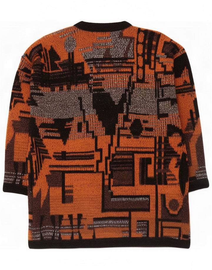 Γυναικείο Excel Oversized Longline Cardigan πουλόβερ UK 14 Medium Orange