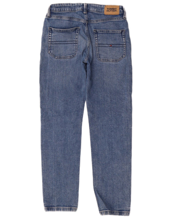 Tommy Hilfiger Boys Straight Jeans 11-12 Years W26 L27 Blue Cotton