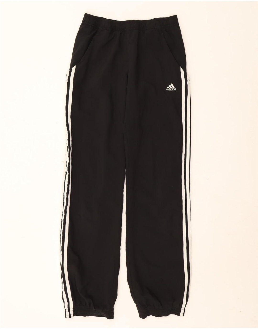 Γυναικεία αθλητική φόρμα ADIDAS Παντελόνι Joggers UK 8 Small Black Polyester