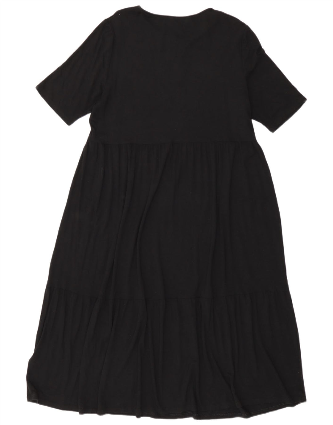 Marks & Spencer Γυναικείο Maxi Φόρεμα UK 16 Μεγάλη μαύρη βισκόζη