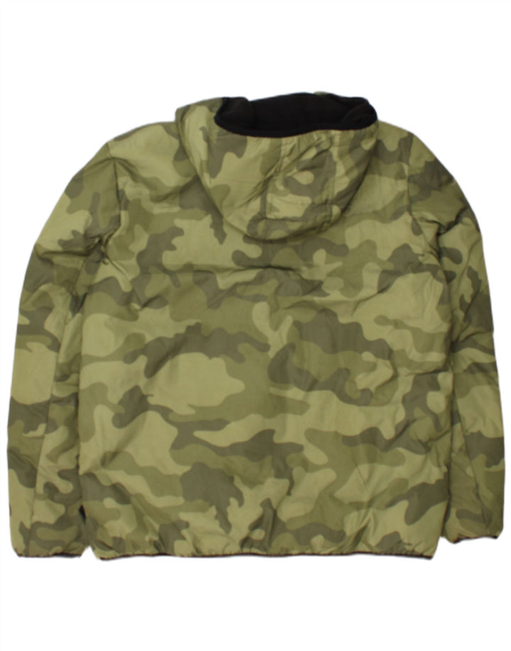 Champion Ανδρικό μπουφάν με κουκούλα πουλόβερ UK 38 Medium Khaki Camouflage