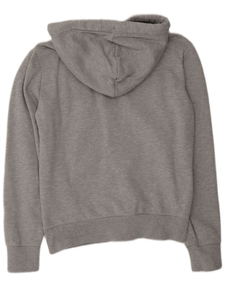 Ανδρικό πουλόβερ με κουκούλα με φερμουάρ Superdry Βαμβακερό μεσαίο γκρι