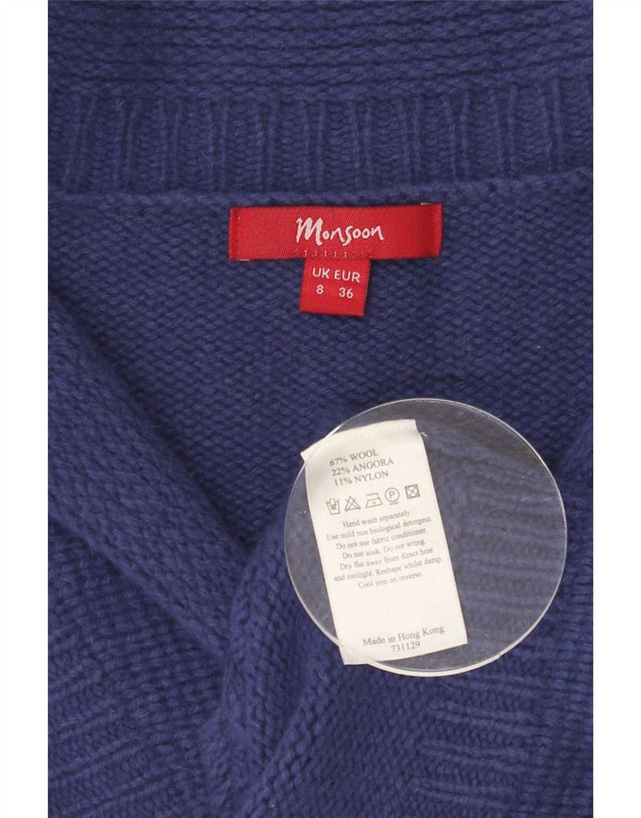 Γυναικεία ζακέτα Monsoon UK 8 Small Blue Wool