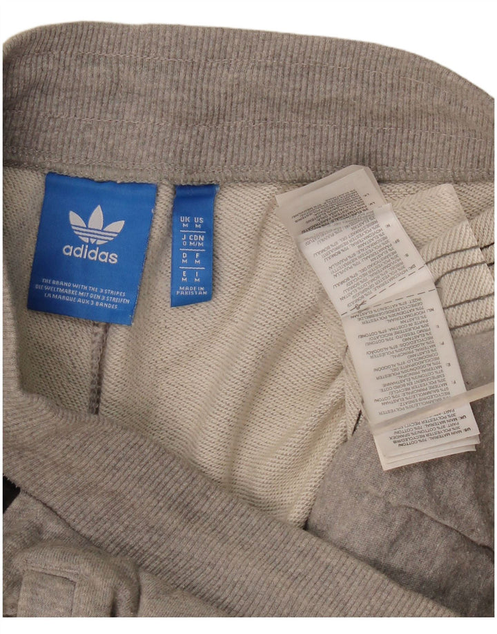 Ανδρική φόρμα Adidas Παντελόνι Joggers Βαμβακερό μεσαίο γκρι