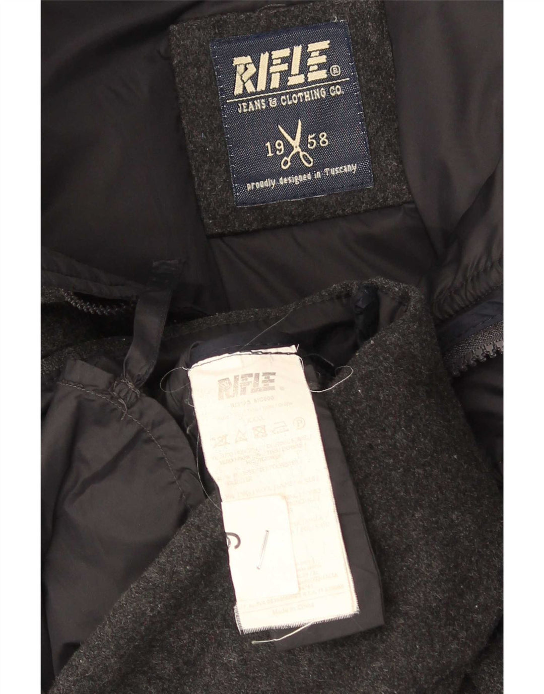 Rifle Ανδρικό μπουφάν με επένδυση UK 46 3XL Γκρι