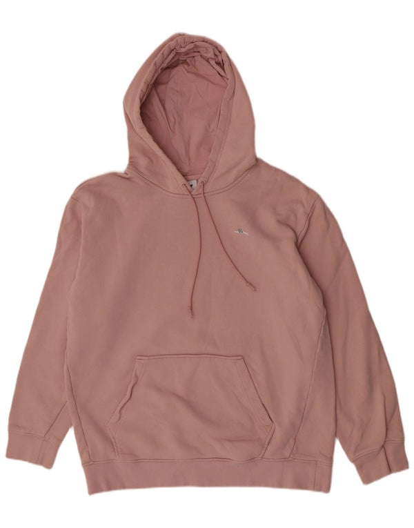 Adidas Γυναικείο Hoodie Jumper UK 14 μεγάλο ροζ βαμβακερό