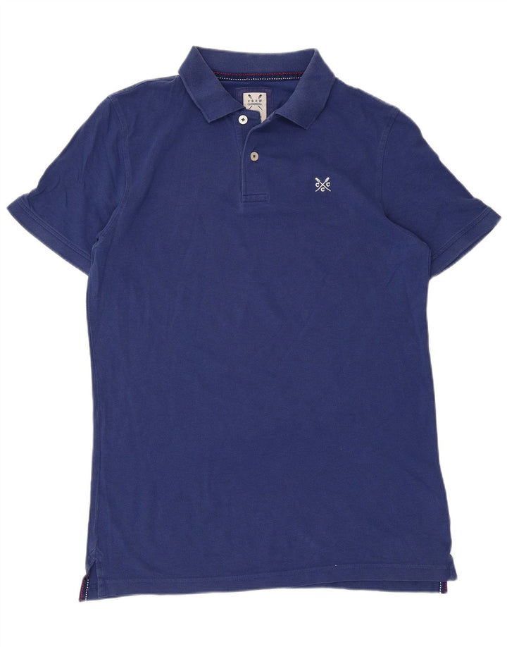 Ανδρικό Πόλο Μπλουζάκι Crew Clothing, μεσαίο μπλε βαμβακερό