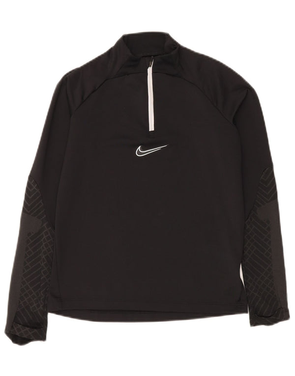 Φόρμα Nike Boys Dri Fit Slim πουλόβερ φόρμα 10-11 ετών Μεσαίο μαύρο