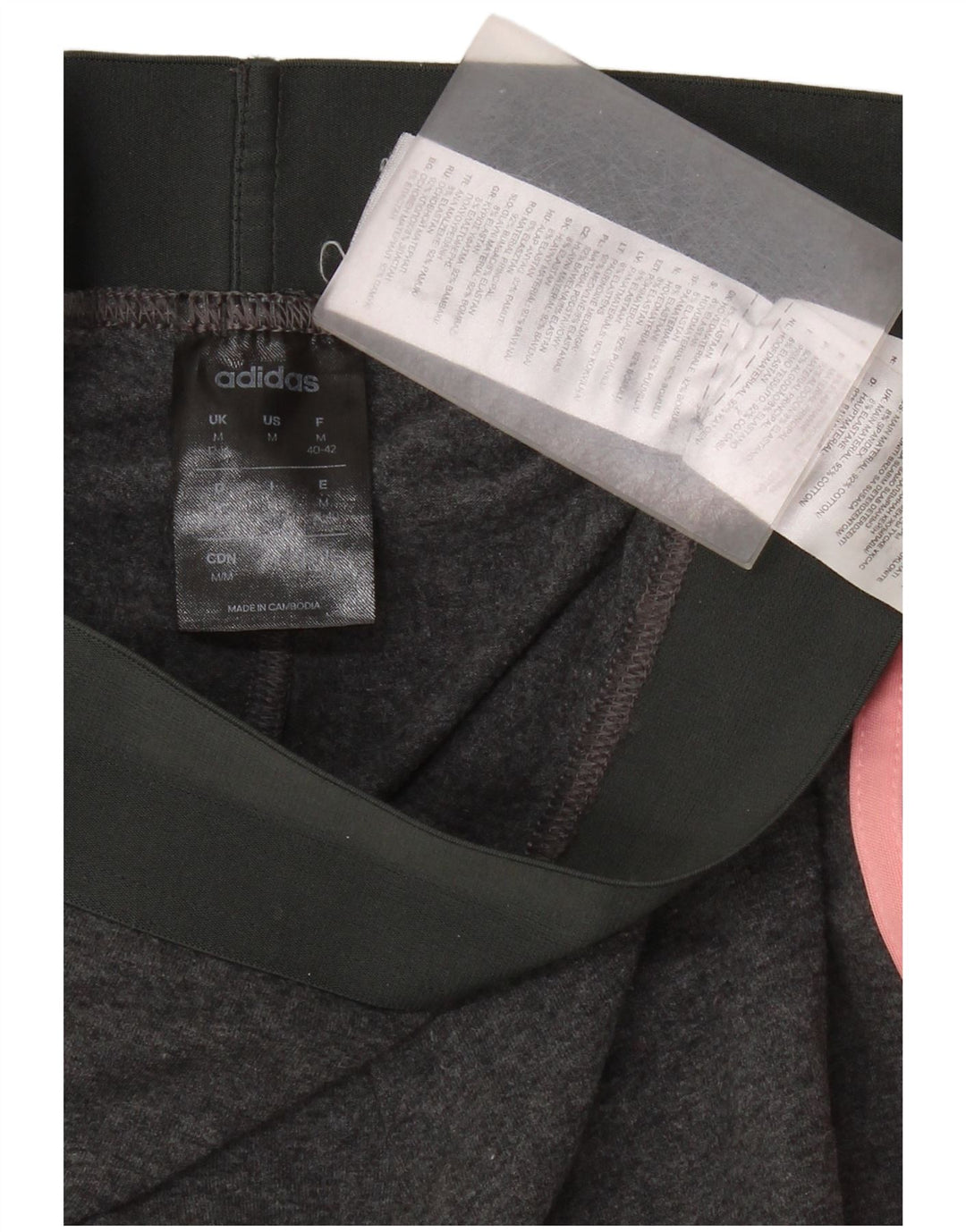 Γυναικείο κολάν Adidas Crop UK 12/14 Μεσαίο γκρι βαμβακερό