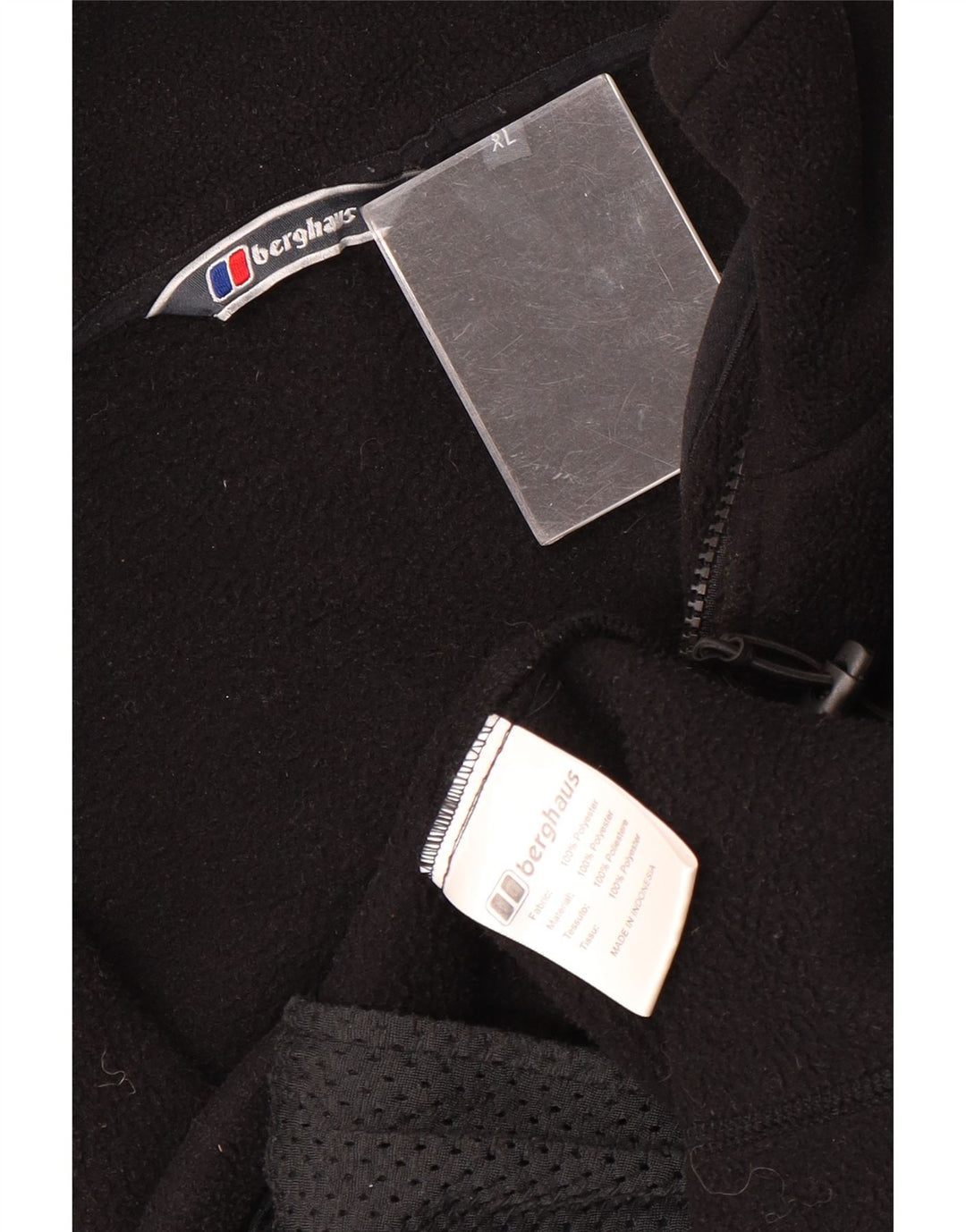 BERGHAUS Ανδρικό μπουφάν Fleece UK 42 XL Μαύρο Πολυεστέρας