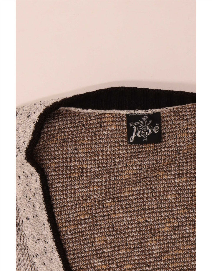Ανδρικό πουλόβερ με ζακέτα Maria Jose XL Grey Colourblock