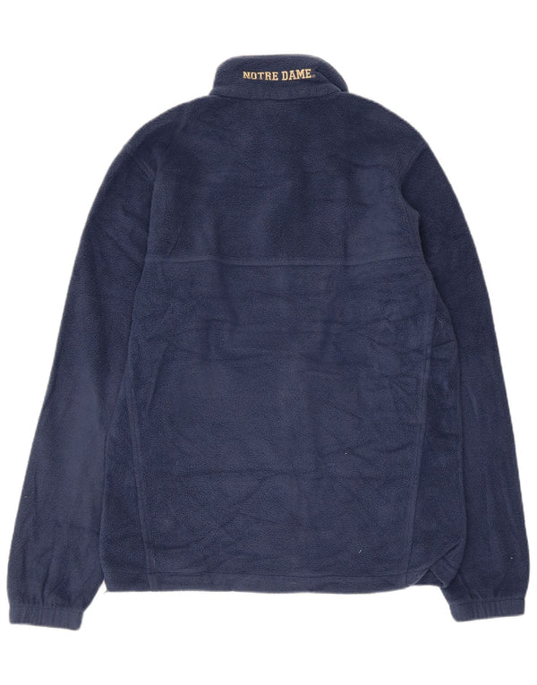 Columbia Ανδρικό γραφικό μπουφάν φλις UK 36 Small Navy Blue Polyester
