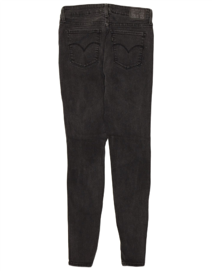 LEVI'S Womens 711 Distressed Skinny Jeans W29 L30 Grey