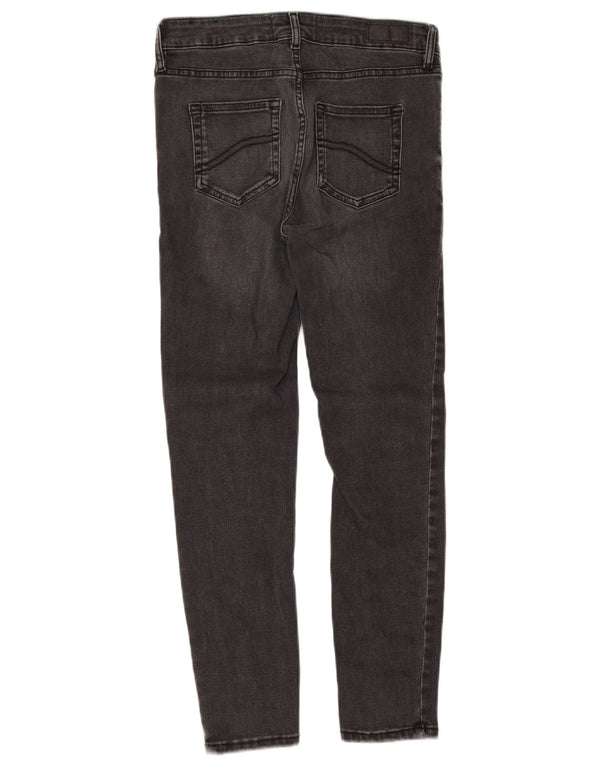 Fat Face Γυναικεία Crop Super Skinny Jeans UK 10 Small W28 L25 Grey Cotton