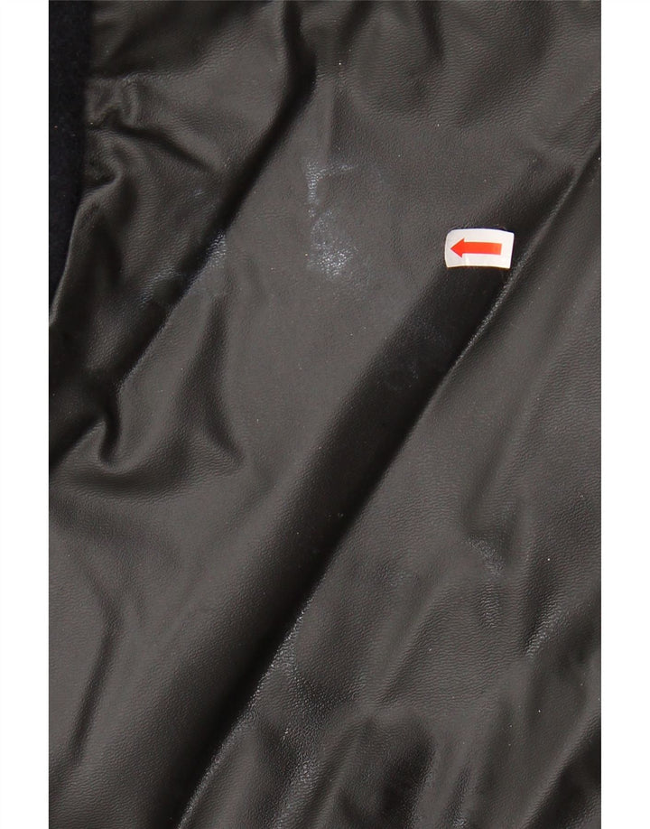 Ανδρικό πανωφόρι VINTAGE Loose Fit IT 44 XS Navy Blue Colorblock μαλλί