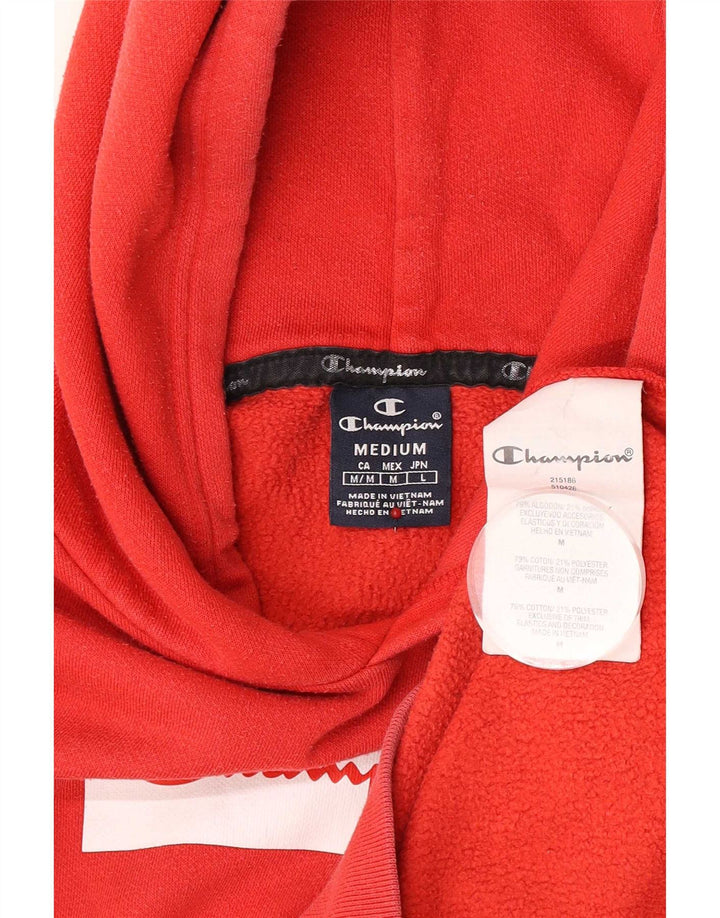 Ανδρικό Champion Graphic Hoodie Jumper Μεσαίο κόκκινο βαμβακερό