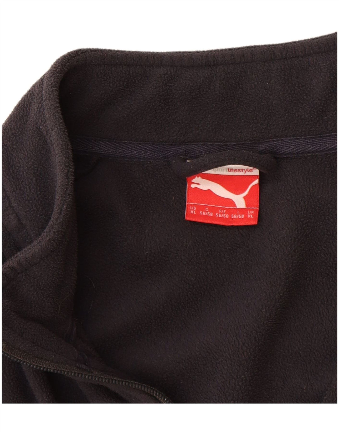 Puma Ανδρικό Fleece Jacket UK 42 XL Navy Blue