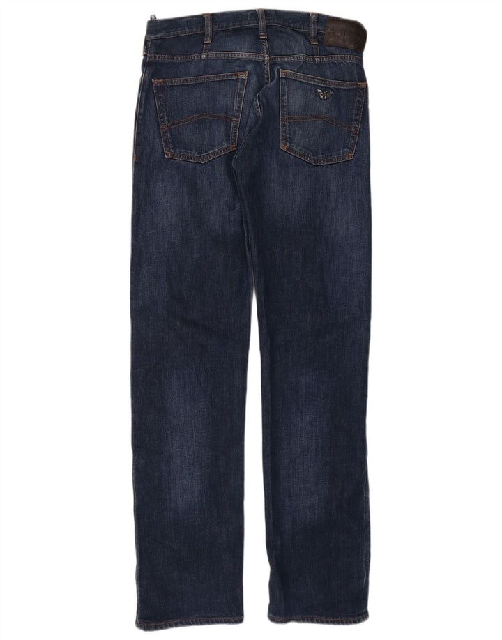 Ανδρικό τζιν Armani Regular Fit W30 L32 Navy Blue Cotton