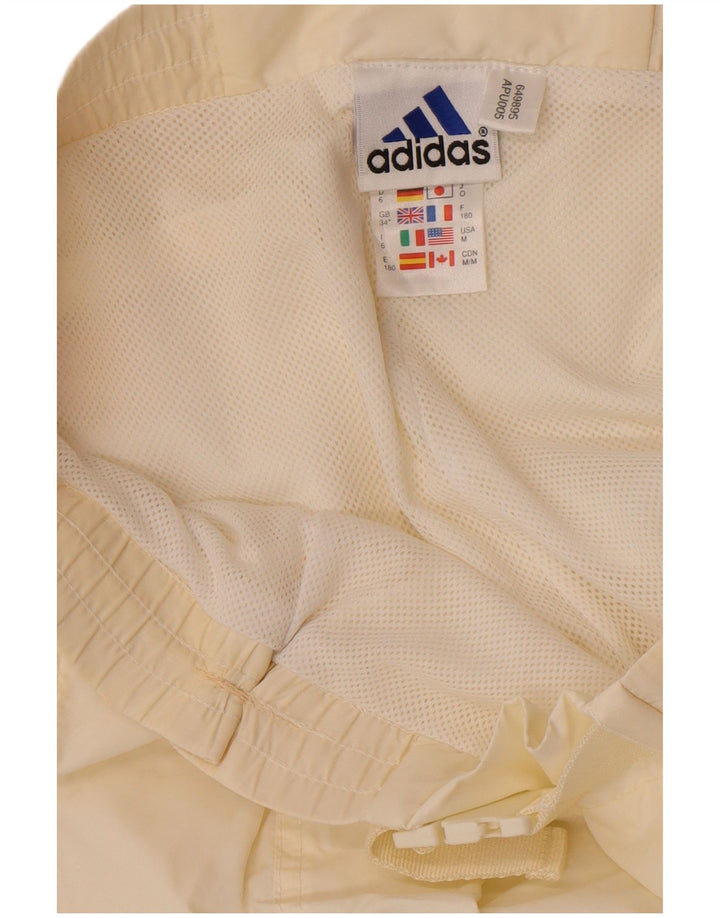 Ανδρικό αδιάβροχο παντελόνι Adidas μεγάλο υπόλευκο πολυαμίδιο