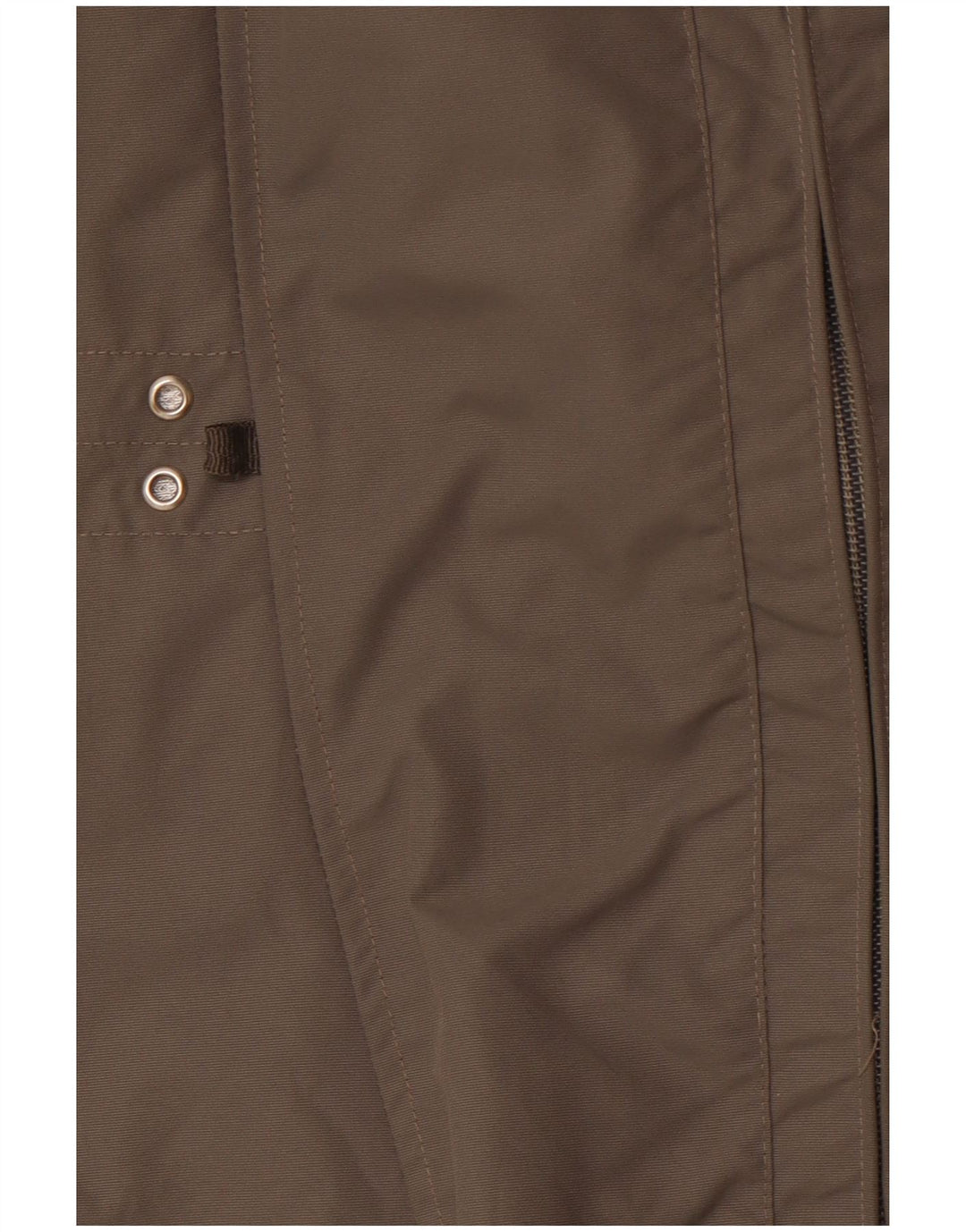 BRUGI Γυναικείο μπουφάν βροχής με κουκούλα UK 18 XL Grey Polyamide