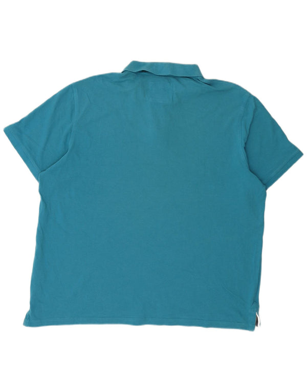 Ανδρικό μπλουζάκι πόλο Crew Clothing 2XL Μπλε βαμβακερό