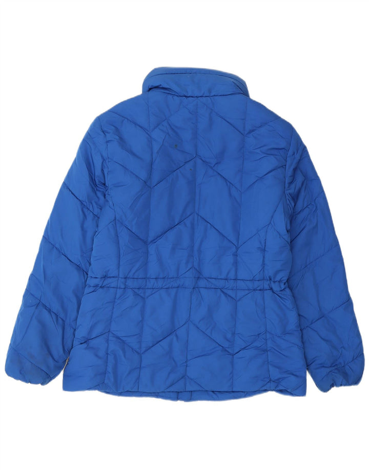 Marks & Spencer Γυναικείο μπουφάν UK 12 Medium Blue Polyester