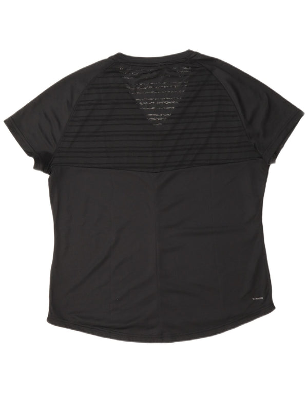 Adidas Γυναικείο T-Shirt Climalite Top UK 20/22 XL Μαύρο