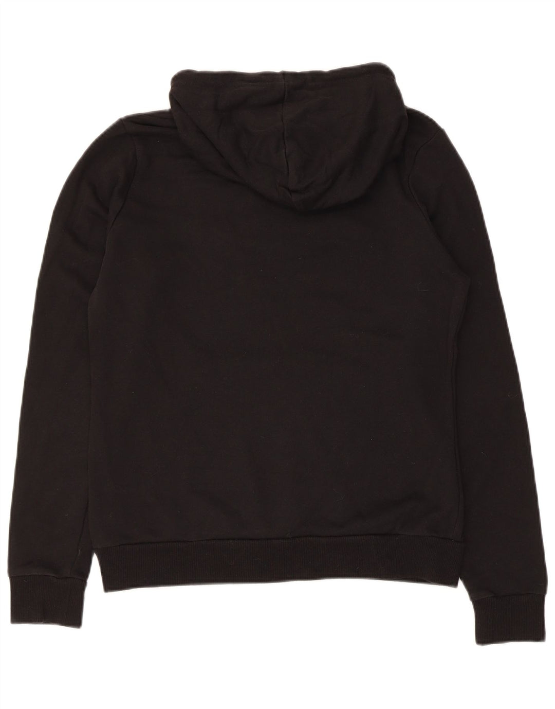 Puma Γυναικείο Γραφικό Hoodie Jumper UK 12 Medium Black Polyester