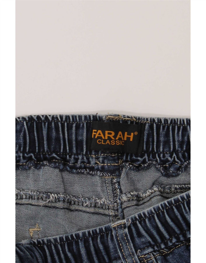 Farah Γυναικείο Classic Straight Jeans W36 L27 Μπλε Βαμβακερό