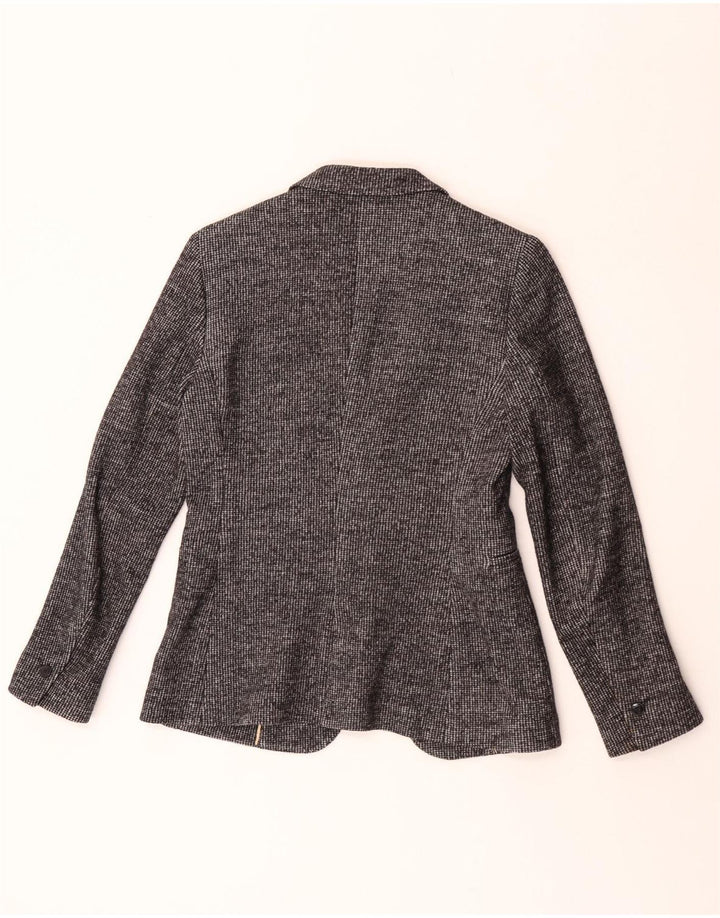 Massimo Dutti Γυναικείο μπουφάν σακάκι με 1 κουμπί EU 40 Medium Grey Houndstooth