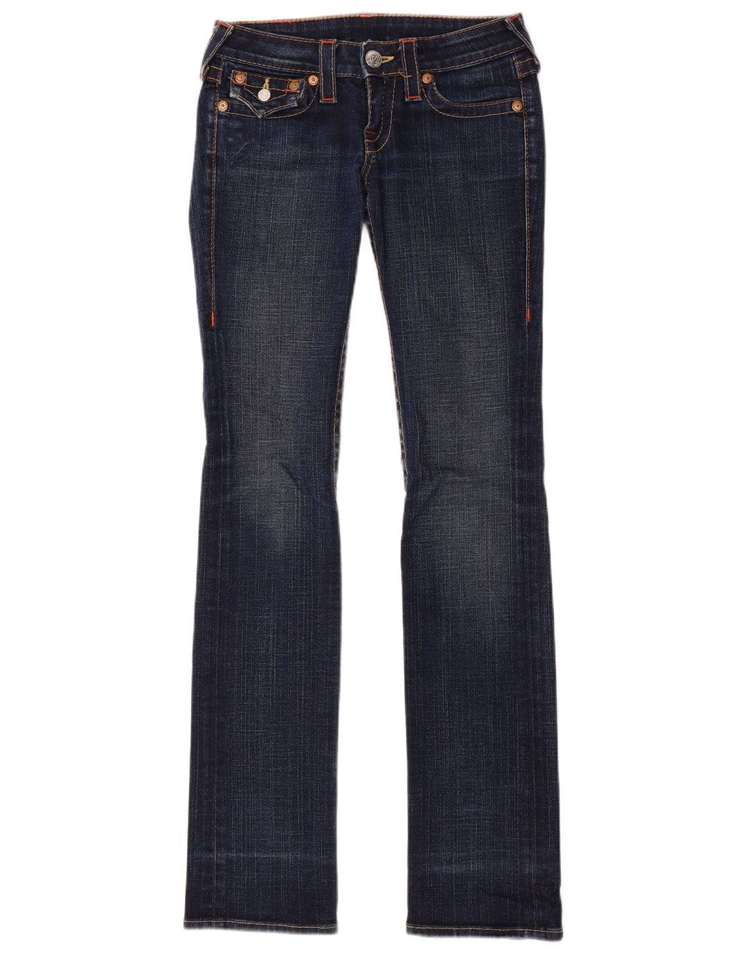 True Religion Γυναικείο Slim Bootcut Jeans W24 L33 Μπλε βαμβακερό