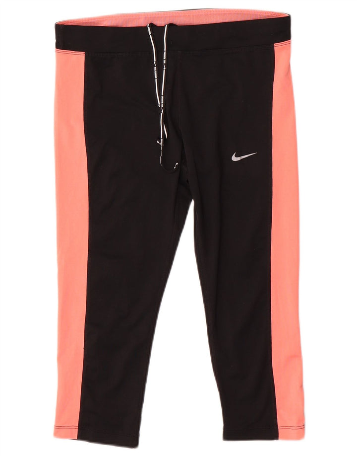 Γυναικεία κολάν Nike Dri Fit Capri UK 14 Medium Black Colourblock