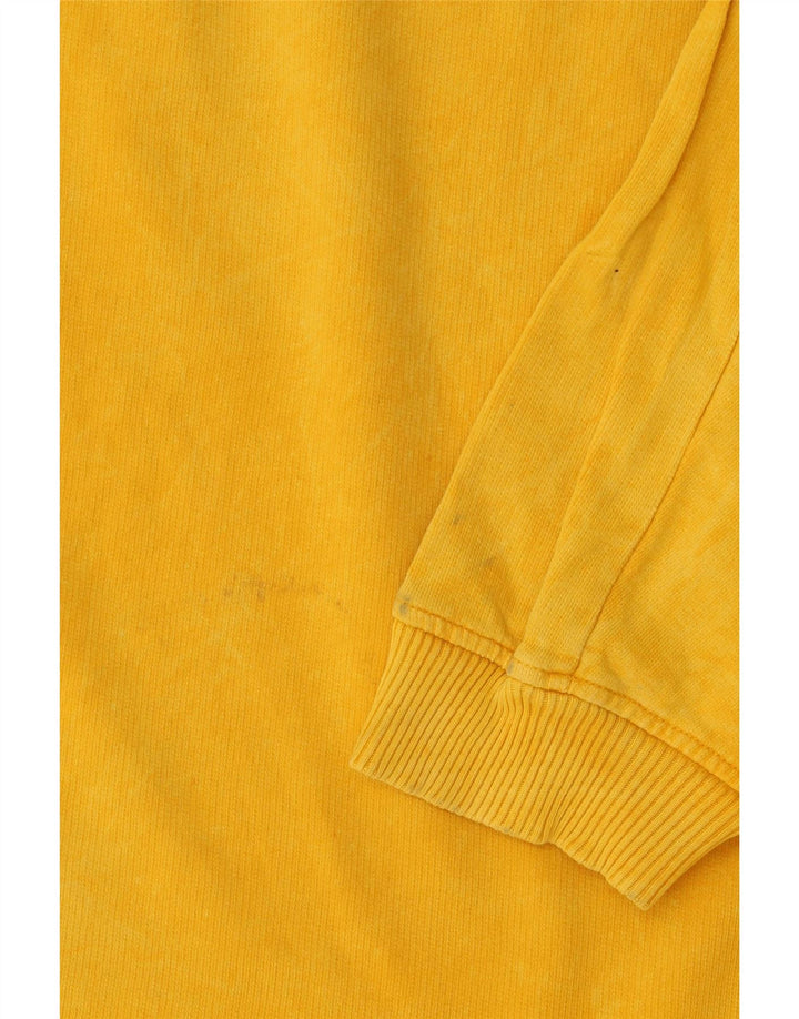 Zara Γυναικεία φούτερ μεγάλου μεγέθους Jumper UK 10 Small κίτρινο βαμβακερό