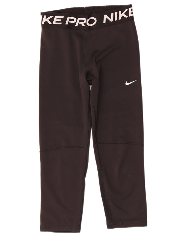 Γραφικό κολάν Nike Girls Dri Fit 13-14 ετών XL μαύρο πολυεστέρα
