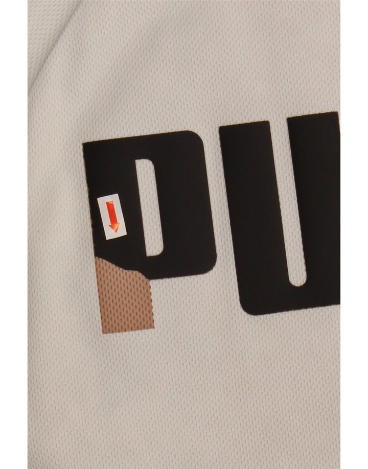 Ανδρική φόρμα φόρμας Puma με γραφικό φόρεμα Top Jacket μεγάλο λευκό πολυεστέρα