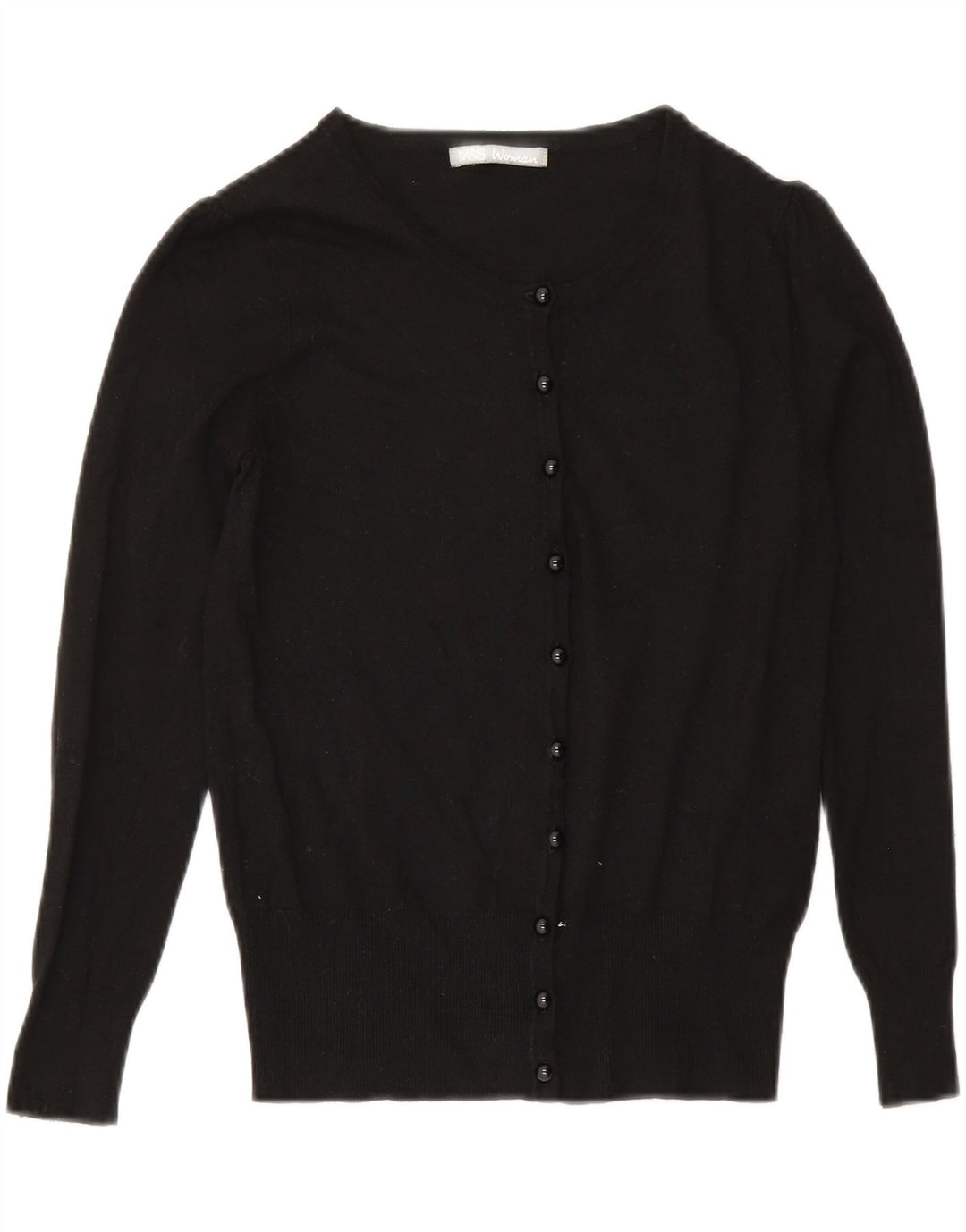 Marks & Spencer Γυναικεία ζακέτα πουλόβερ UK 10 Small Black Viscose