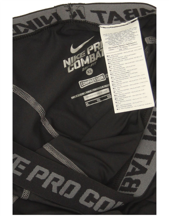Γραφικό κολάν Nike Boys Dri Fit 13-14 ετών XL μαύρο πολυεστέρα
