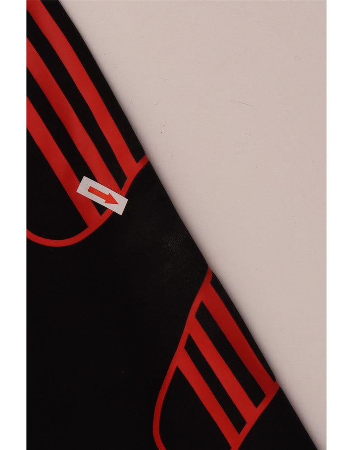 Ανδρική αθλητική φόρμα Adidas Top μπουφάν μεγάλο μαύρο πολυεστέρα