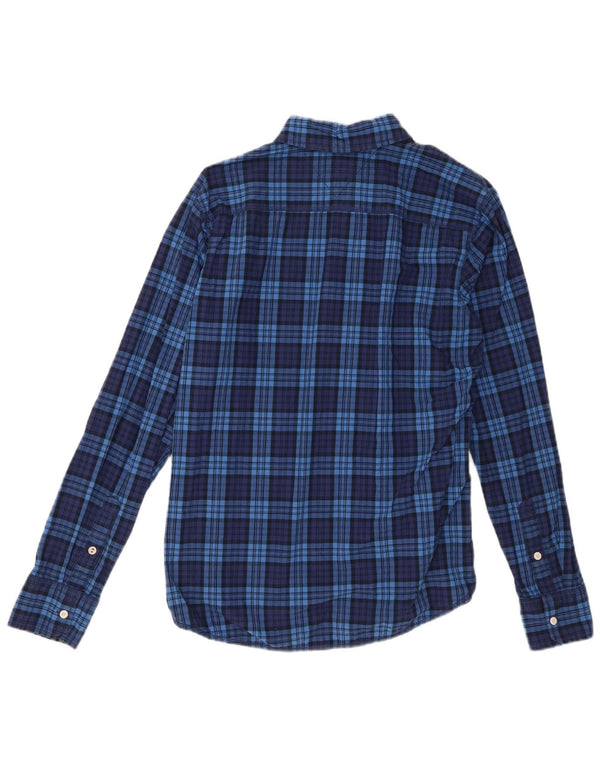 Ανδρικό πουκάμισο Tommy Hilfiger Large Blue Check Cotton