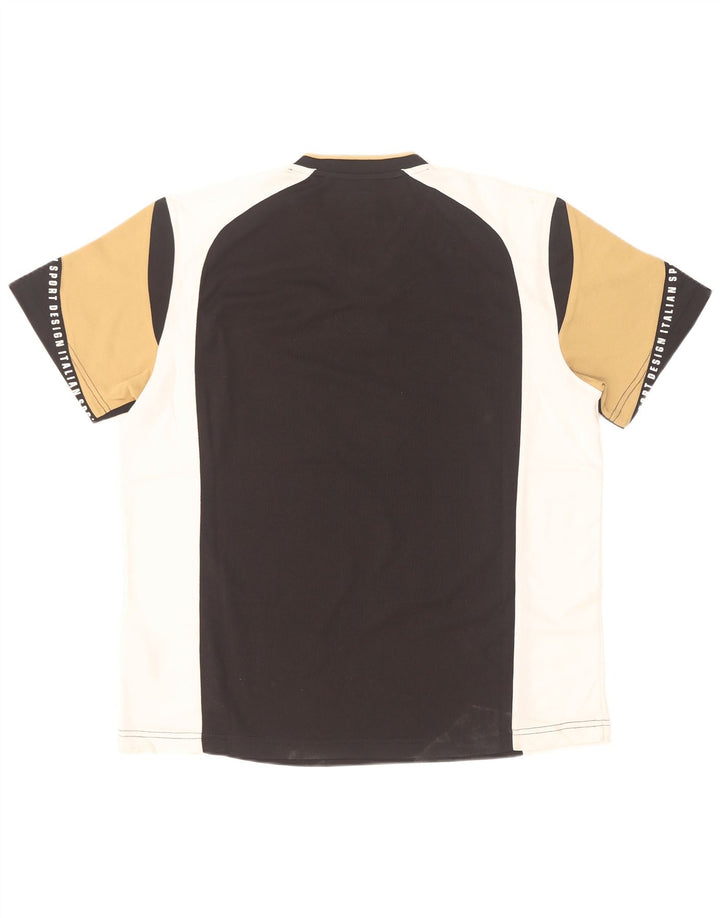 Lotto Ανδρικό γραφικό T-Shirt Top XL Πολύχρωμο Colourblock Πολυεστέρας