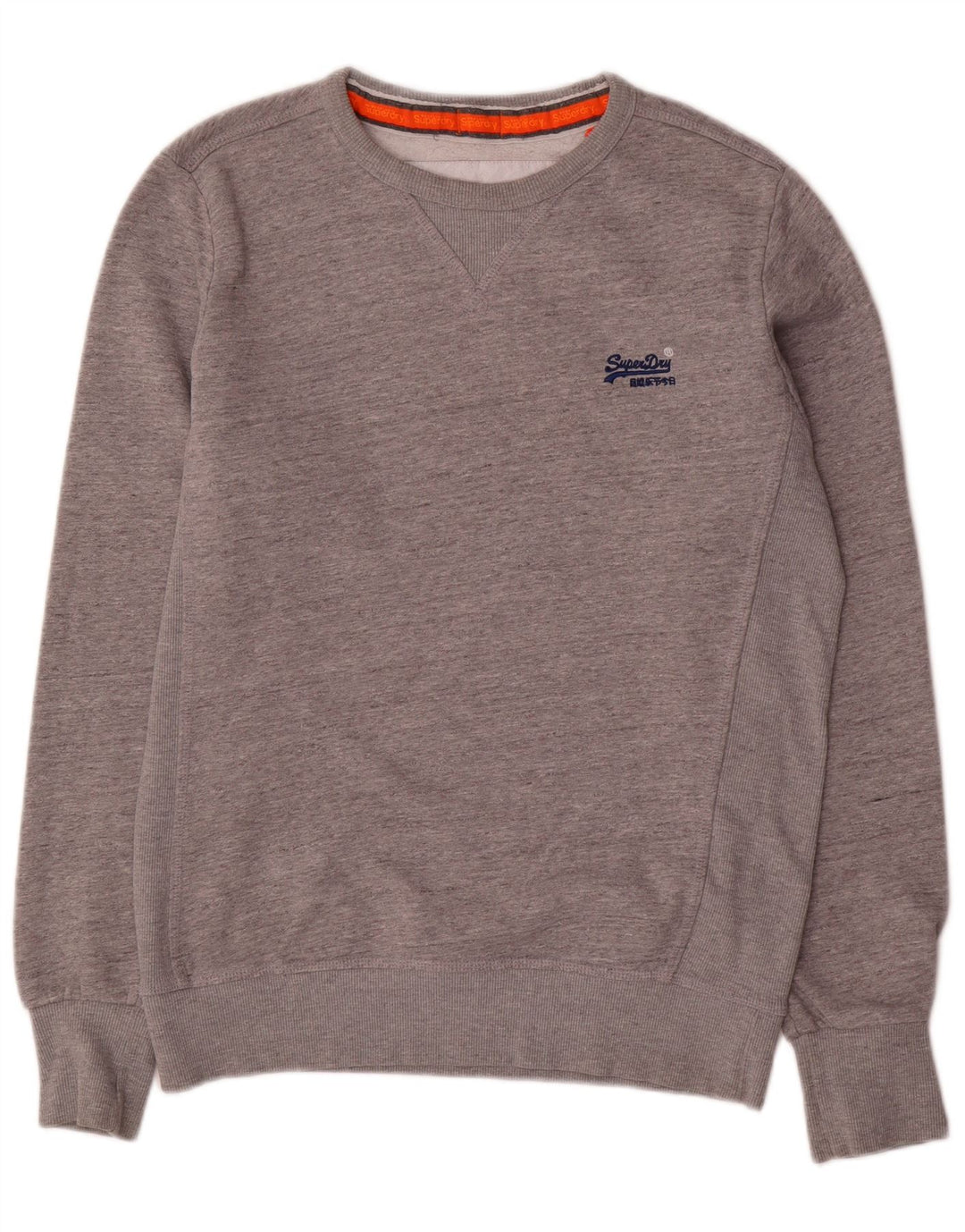 Ανδρικό φούτερ SUPERDRY Jumper Μεγάλο γκρι βαμβακερό