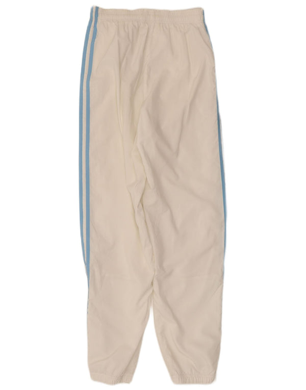 Γυναικεία αθλητική φόρμα ADIDAS Παντελόνι Joggers UK 10 Small White Polyester