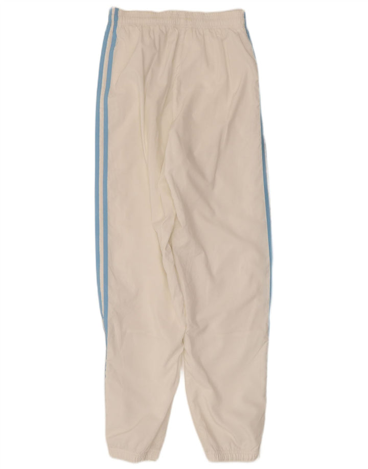Γυναικεία αθλητική φόρμα ADIDAS Παντελόνι Joggers UK 10 Small White Polyester