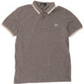 Fred Perry Ανδρικό πουκάμισο πόλο με μεγάλο γκρι βαμβάκι