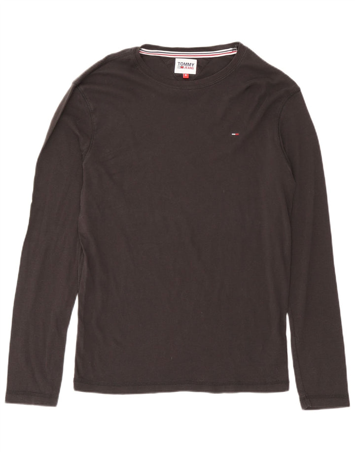 Tommy Hilfiger ανδρικό μπλουζάκι μακρυμάνικο XL γκρι βαμβακερό
