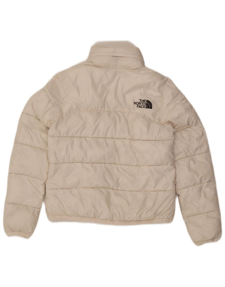 The North Face γυναικείο μπουφάν με κουκούλα UK 10 Small White Polyester